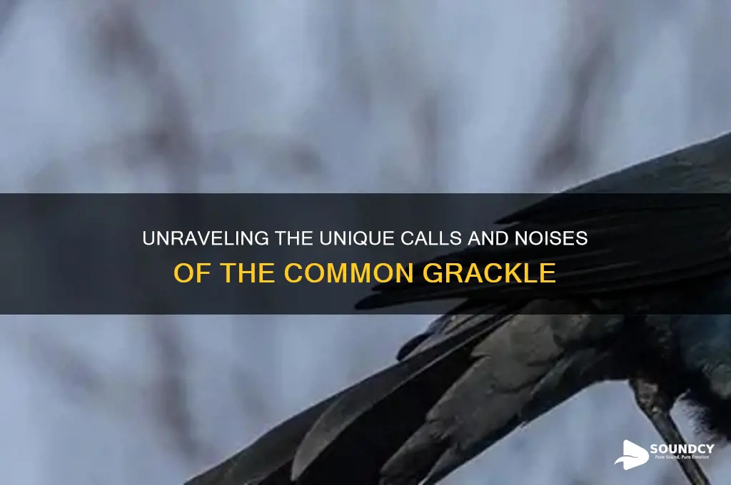 how does a grackle sound