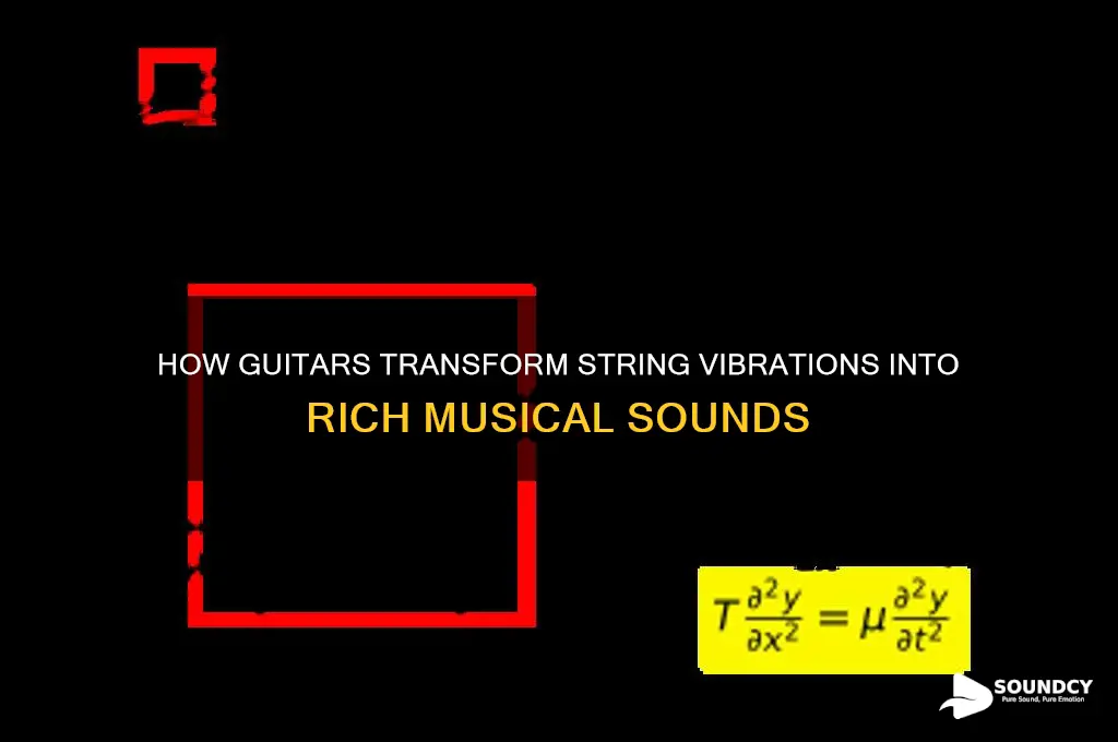 how does a guitar produce vibrations to create sound
