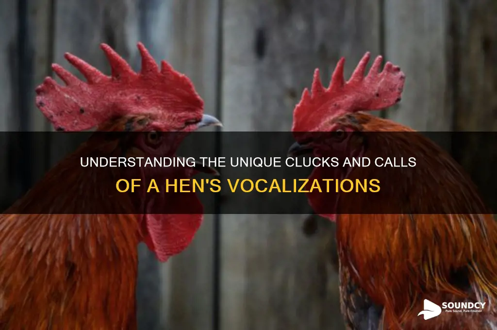 how does a hen sound