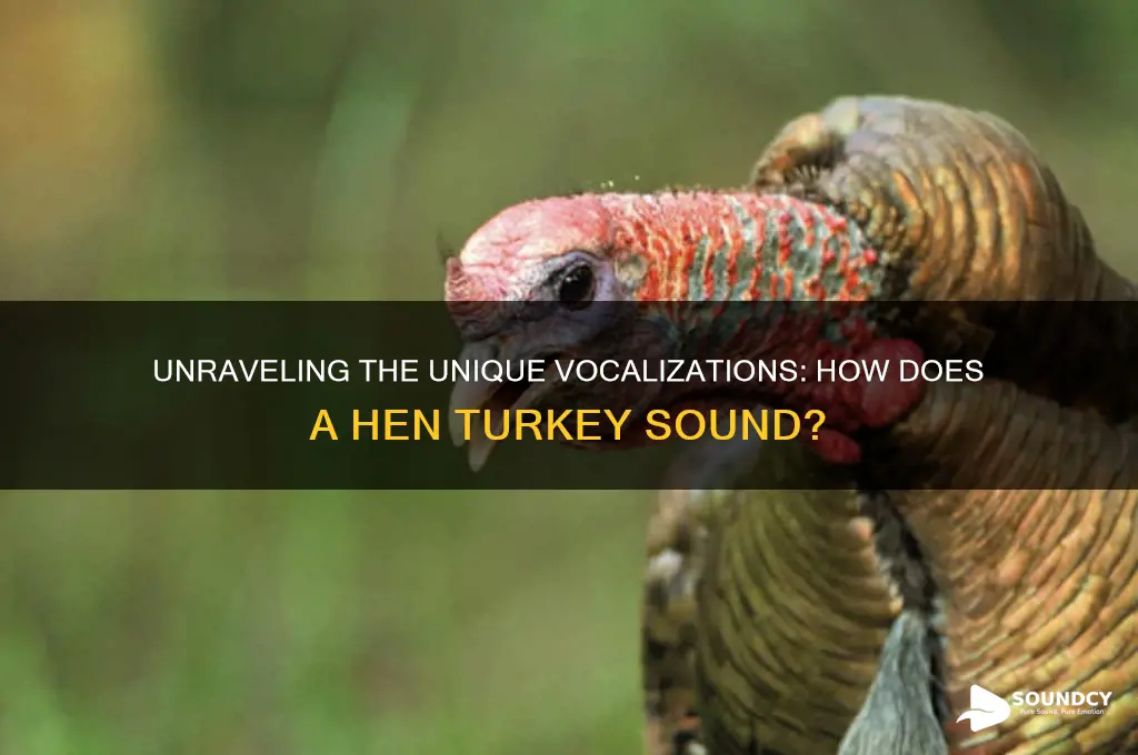 how does a hen turkey sound