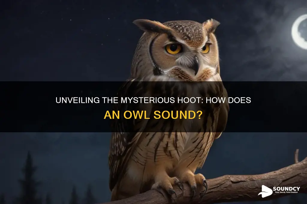 how does a hoot owl sound