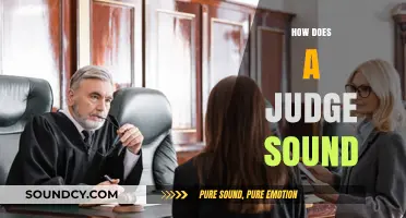 The Tone of Justice: Decoding a Judge's Voice in the Courtroom