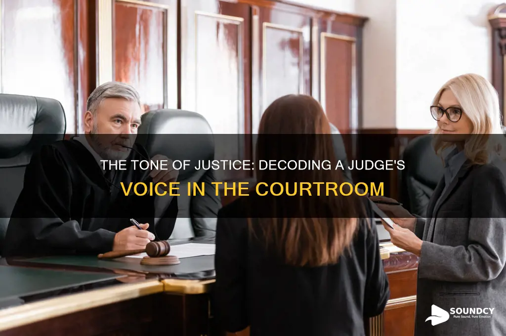 how does a judge sound