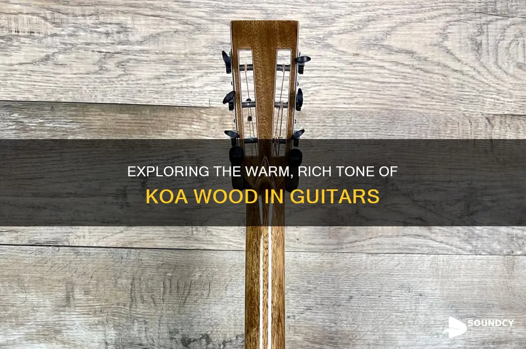 how does a koa guitar sound