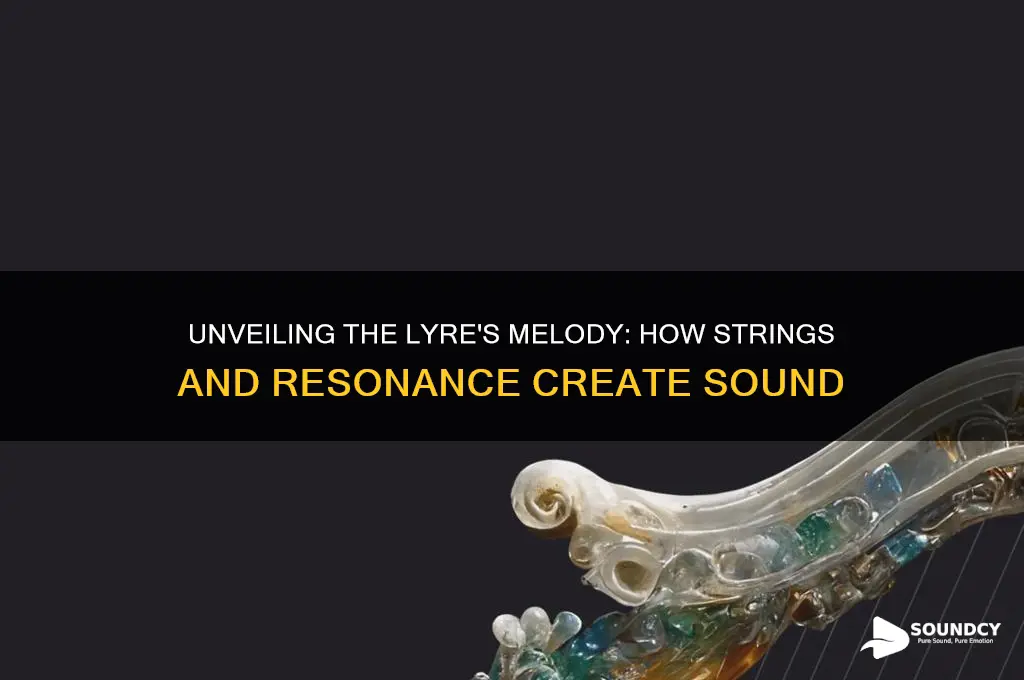 how does a lyre produce sound