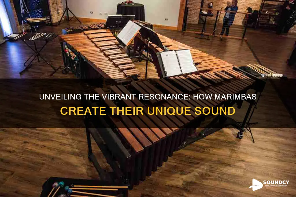 how does a marimba produce sound