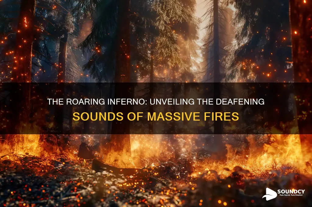 how does a massive fire sound