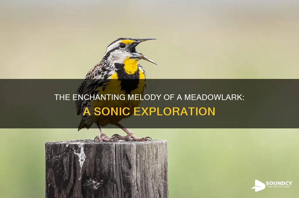 how does a meadowlark sound