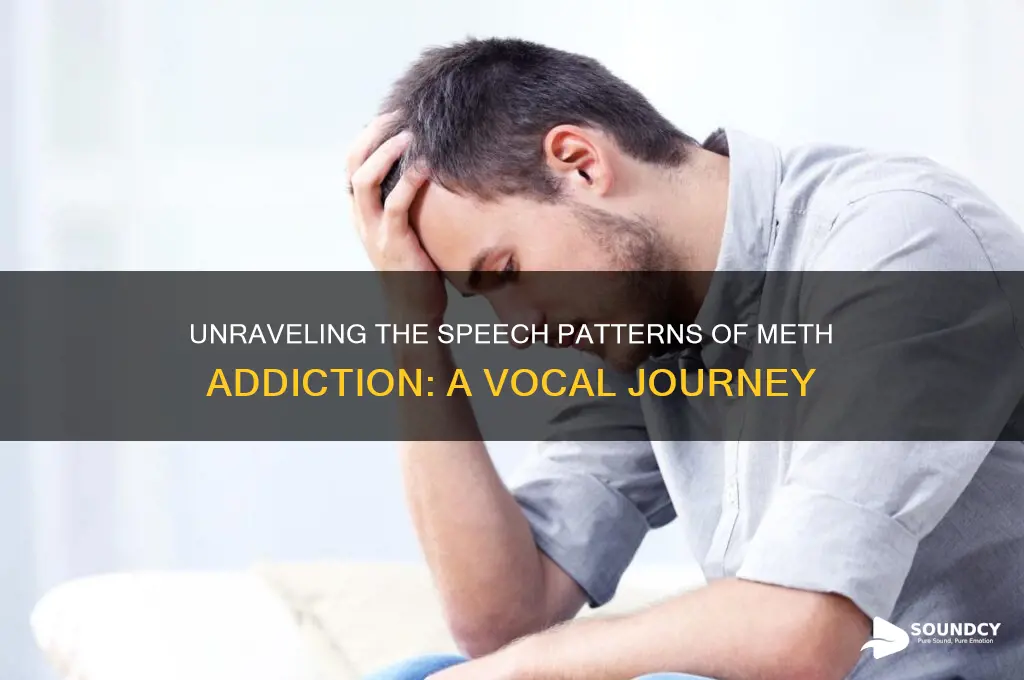 how does a meth addict sound like when talking