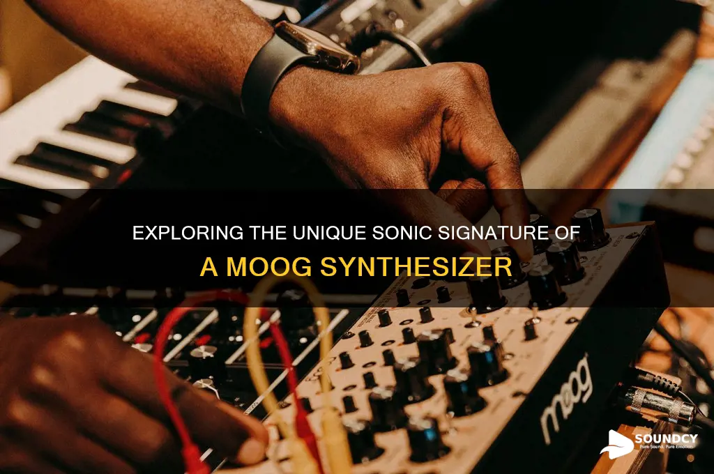 how does a moog synthesizer sound