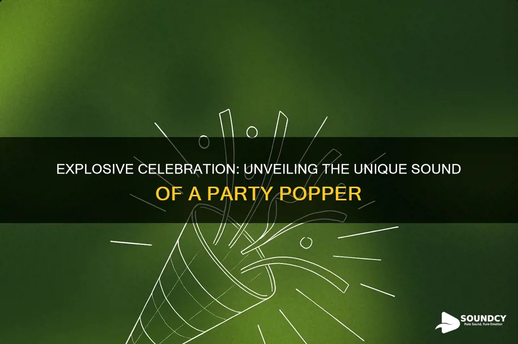 how does a party popper sound