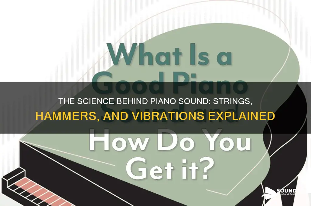 how does a piano produce sound