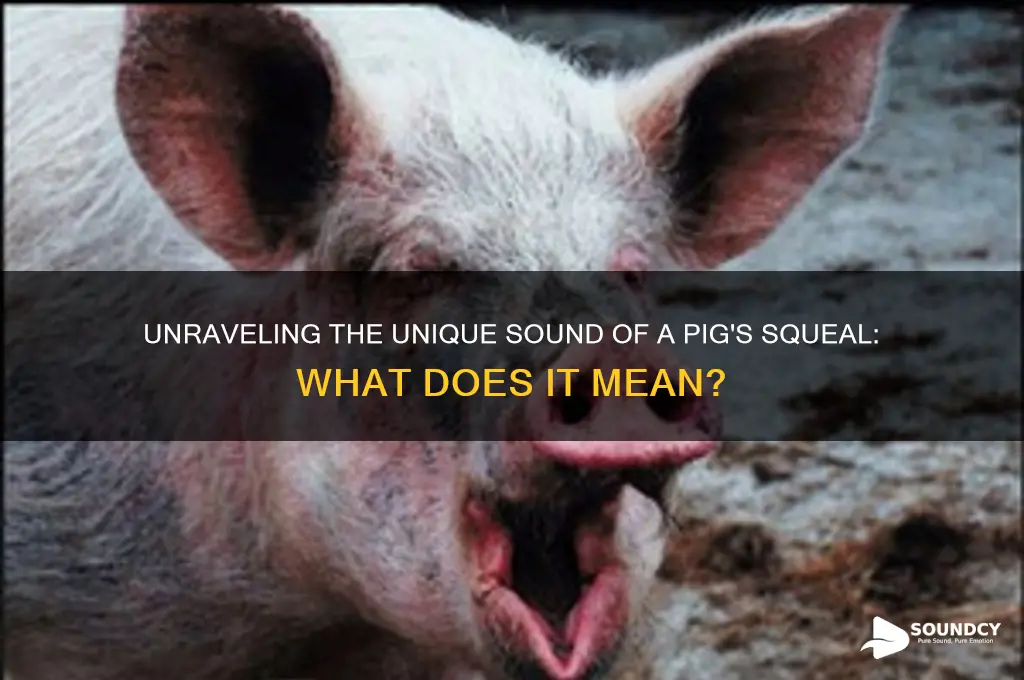 how does a pig squeal sound