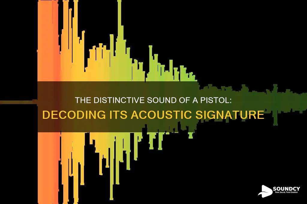 how does a pistol sound