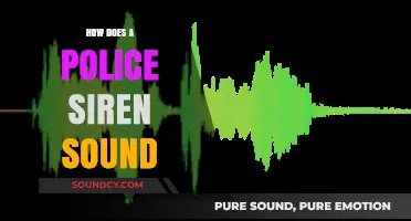Decoding the Distinctive Wail: How Does a Police Siren Sound?
