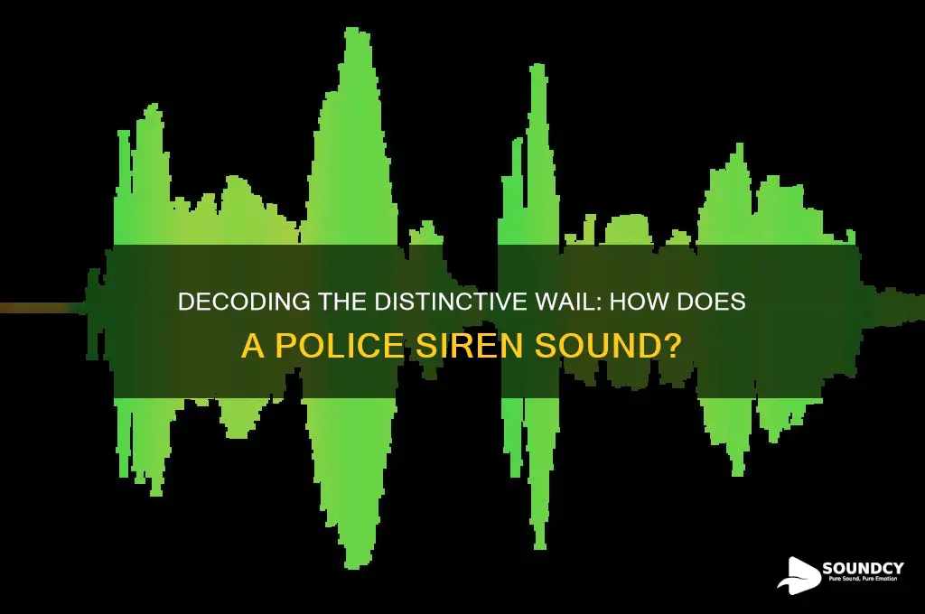 how does a police siren sound