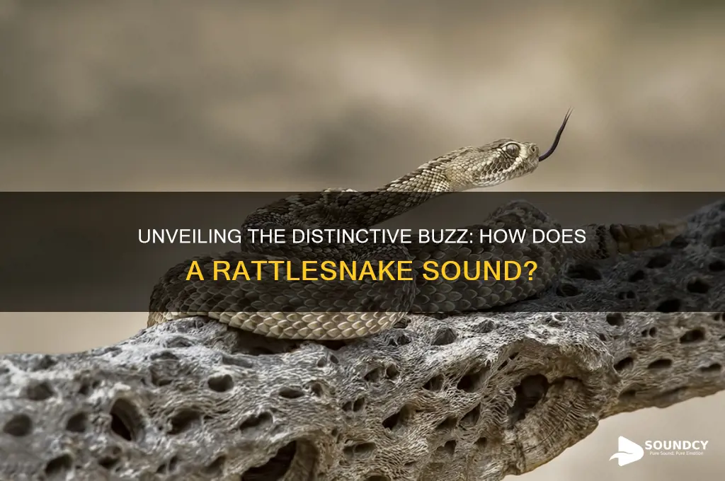 how does a rattle snake sound
