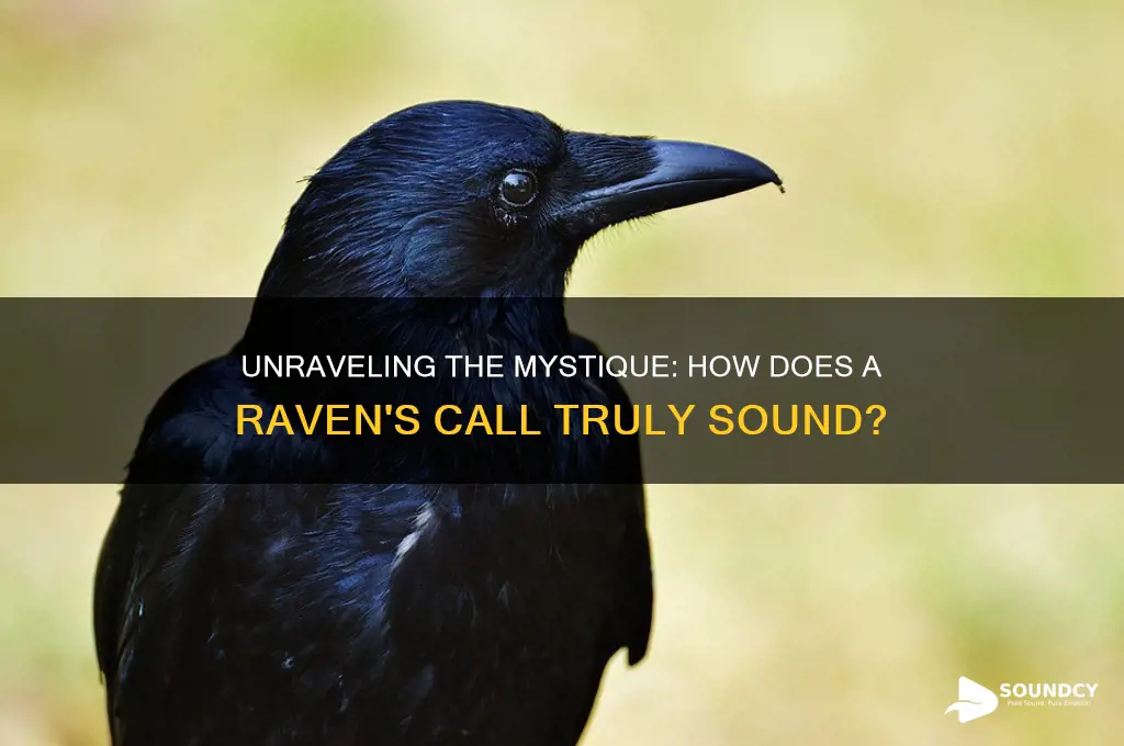 how does a raven sound