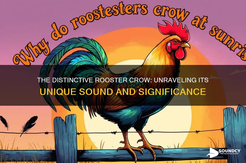 how does a rooster crow sound