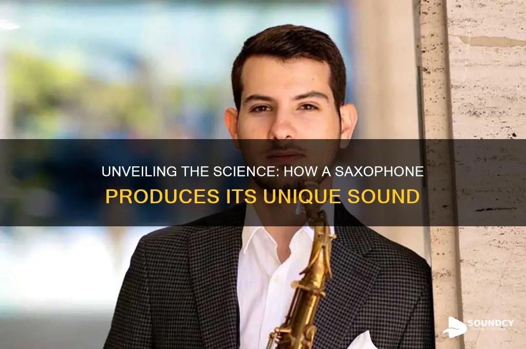 how does a saxophone create sound