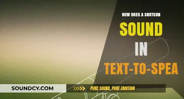 Text-to-Speech Shotgun Sound: Recreating the Boom in Digital Audio