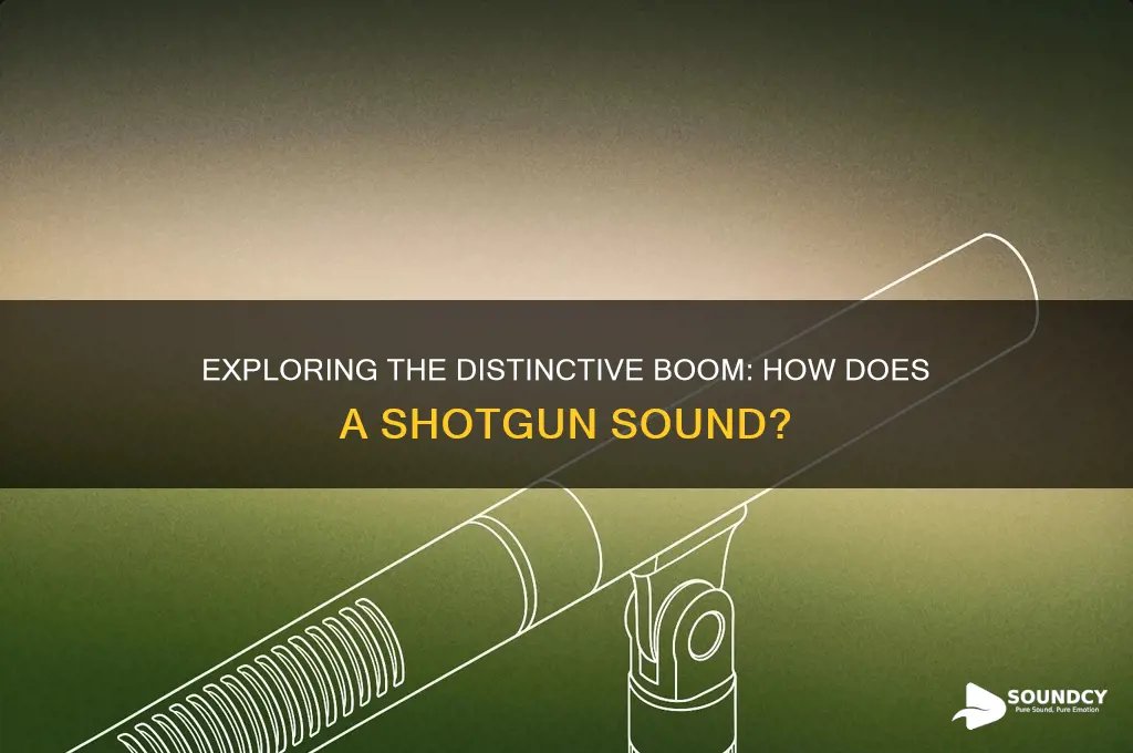 how does a shotgun sound