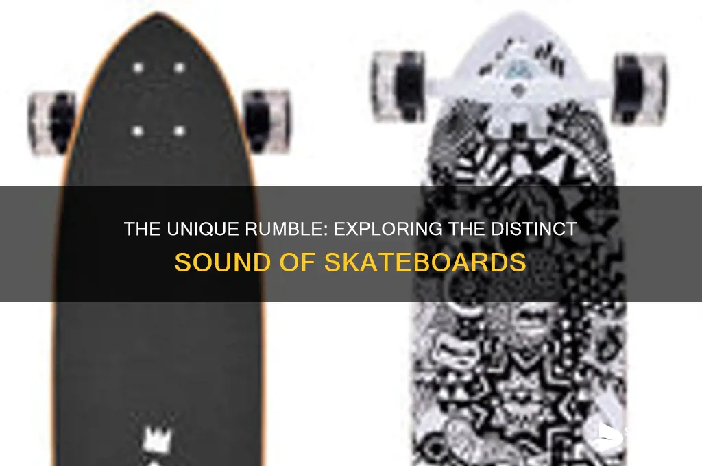how does a skateboard sound
