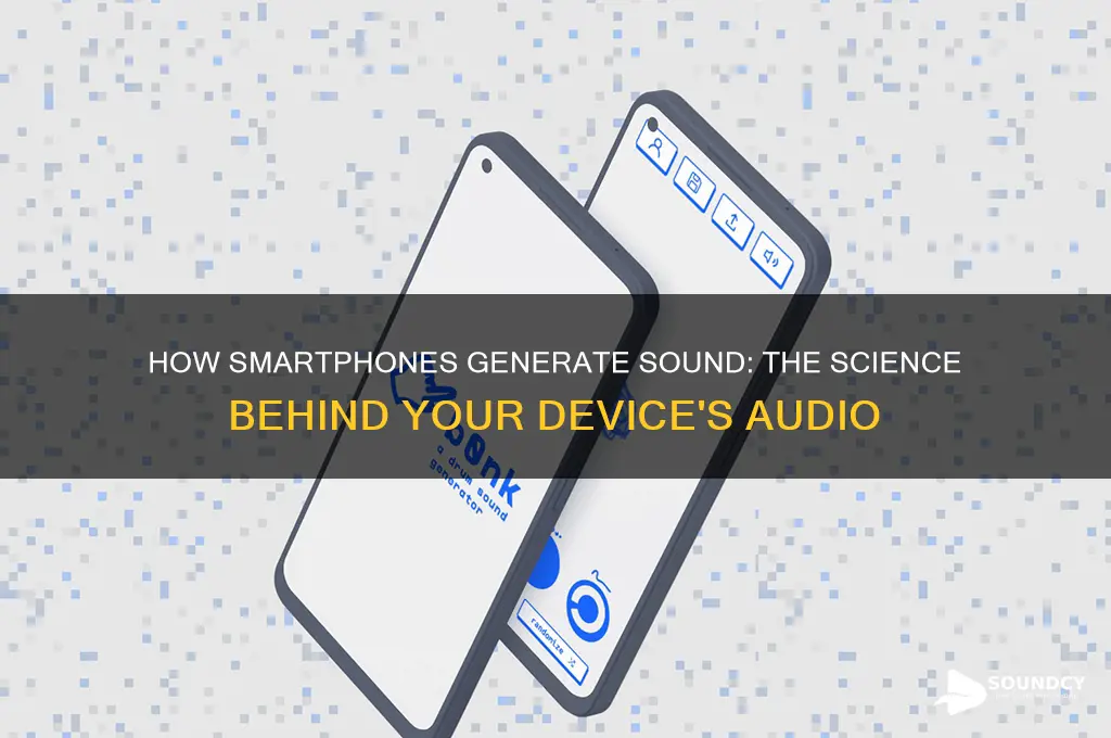 how does a smartphone create sound
