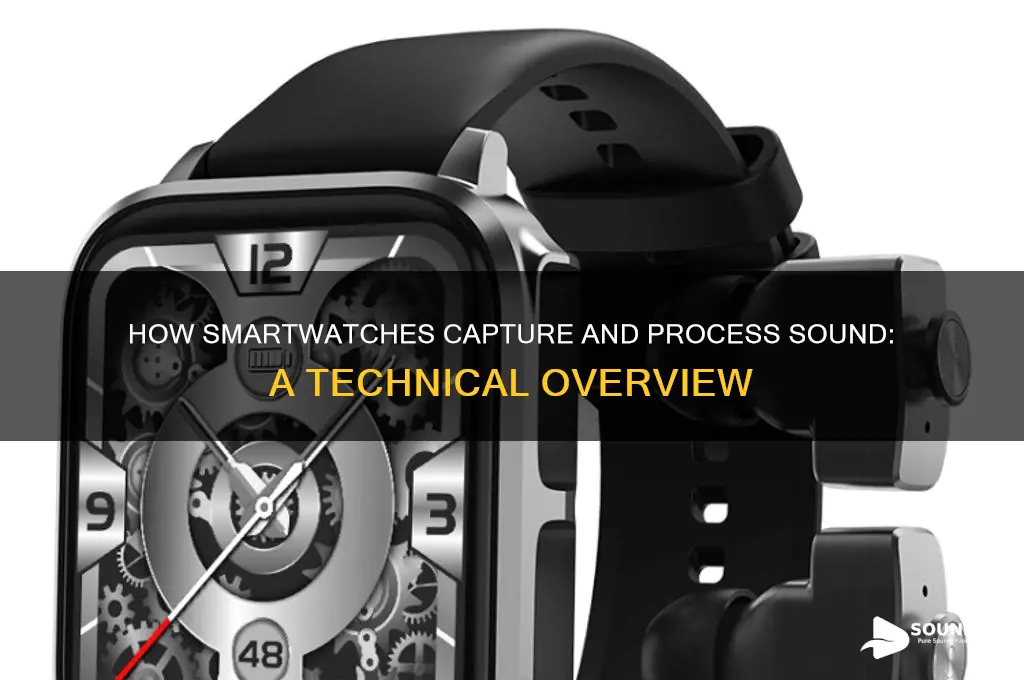 how does a smartwatch process sound