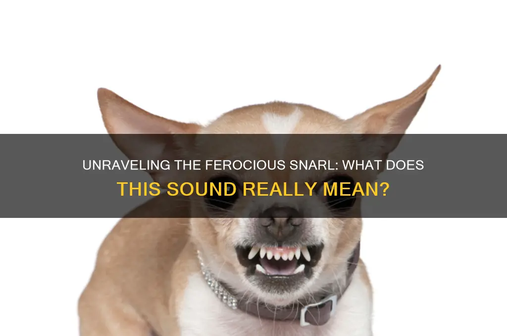 how does a snarl sound