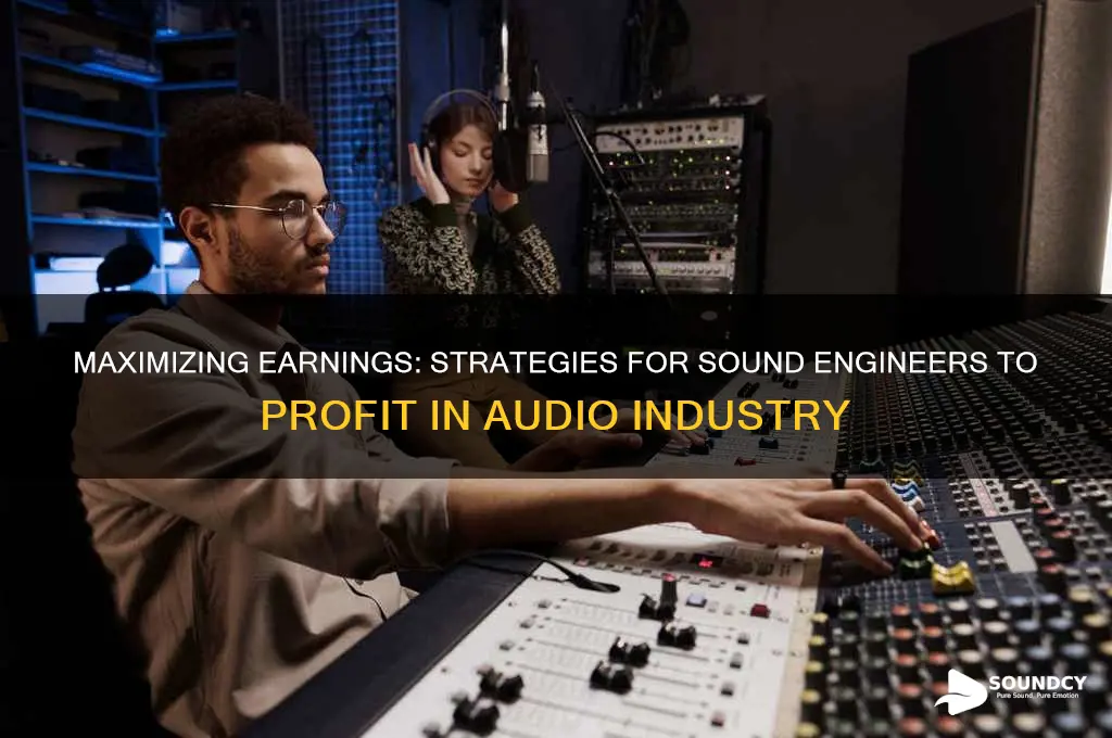how does a sound engineer profit