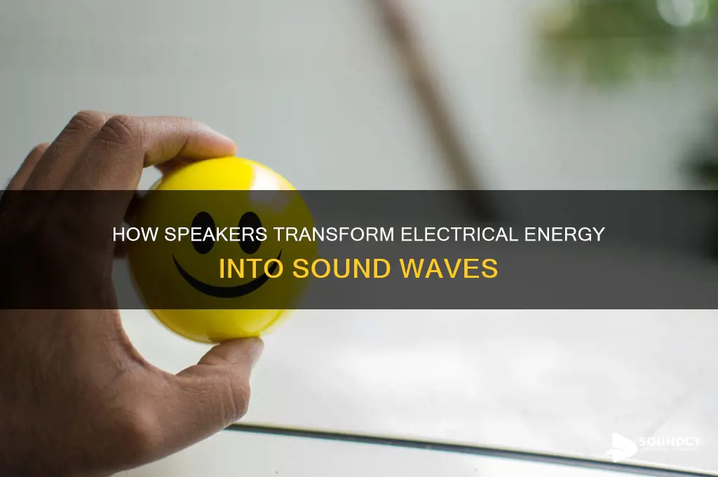 how does a speaker convert electrical energy into sound