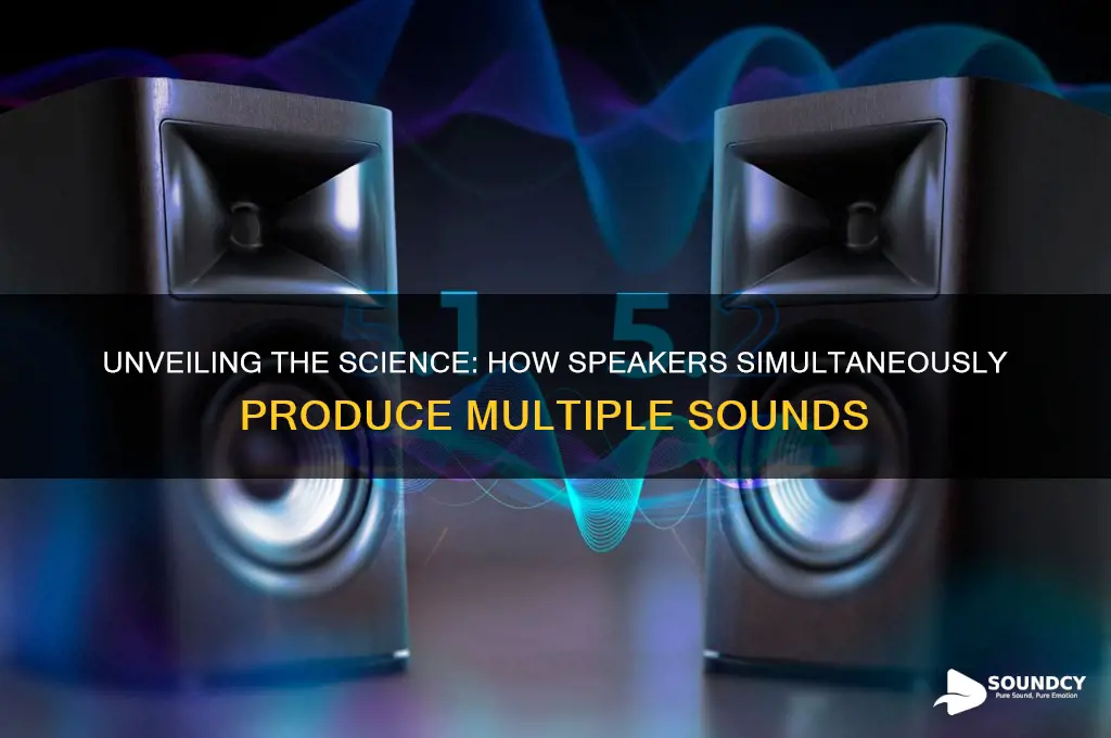 how does a speaker create multiple sounds at once