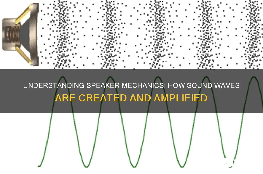 how does a speaker procude sound