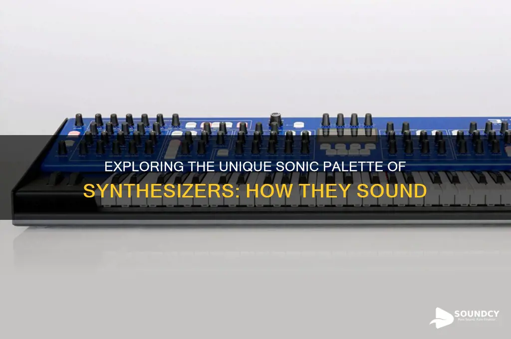 how does a sythesizer sound