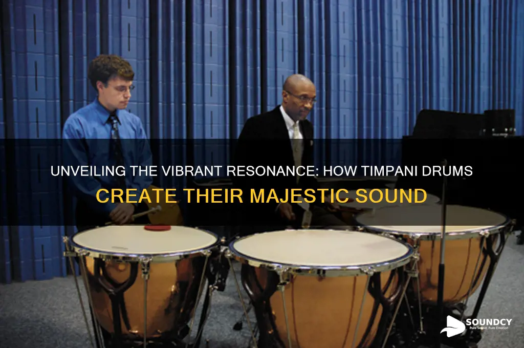 how does a timpani produce sound
