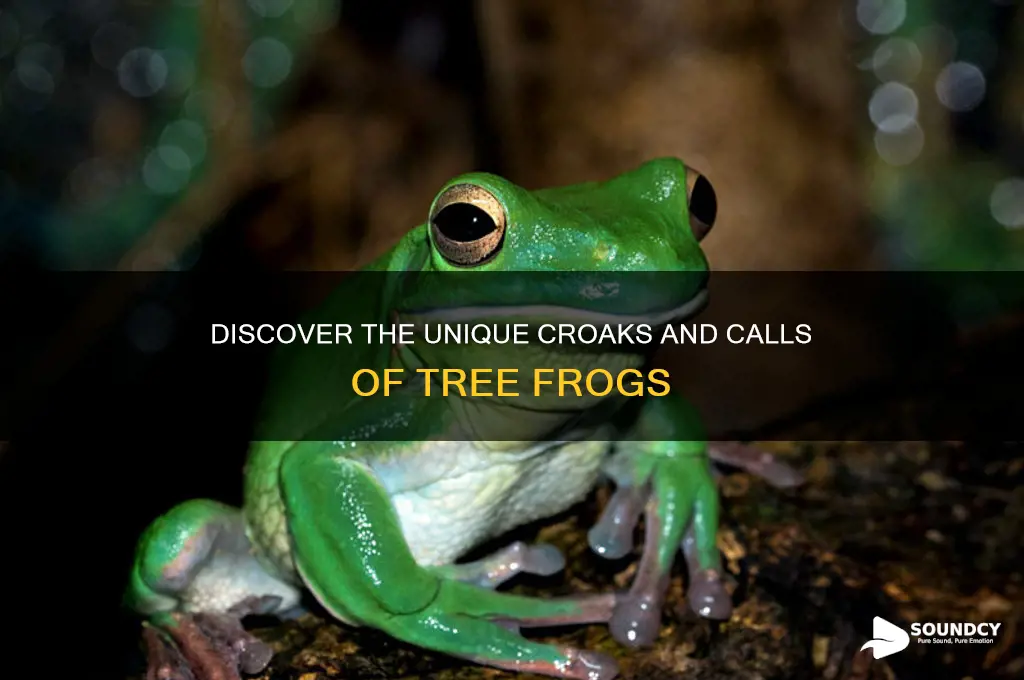 how does a tree frog sound