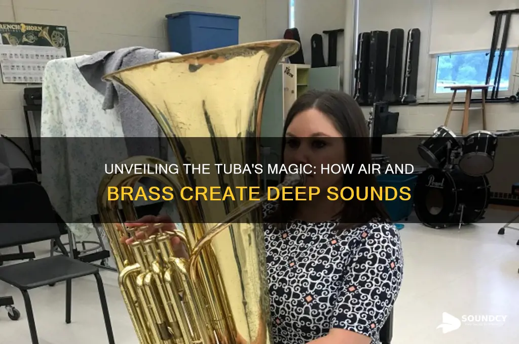 how does a tuba produce sound
