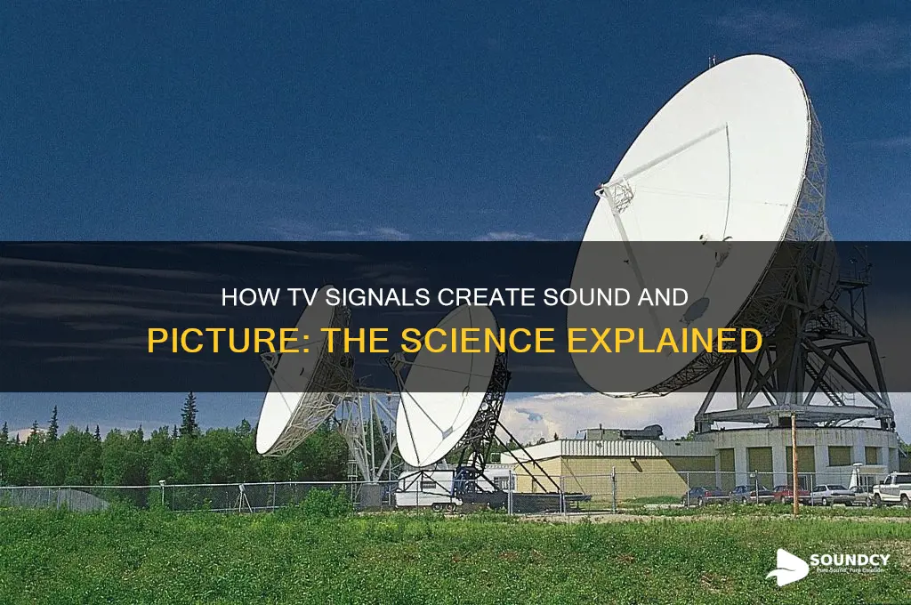 how does a tv signal produce sound and picture
