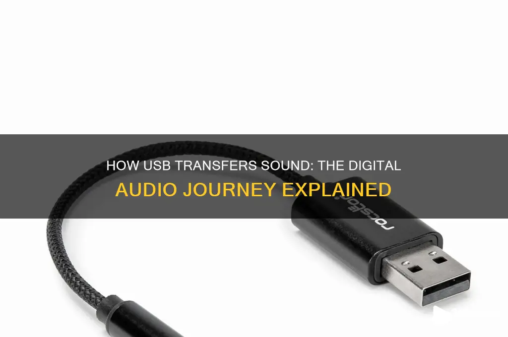 how does a usb transfer sound