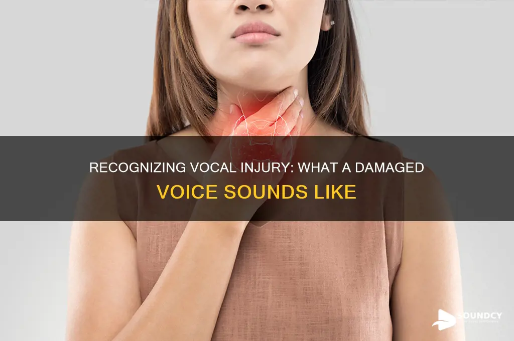 how does a vocal injury sound