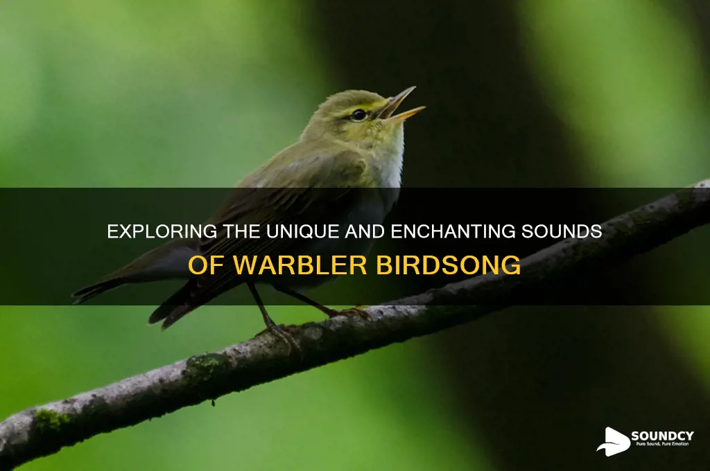 how does a warbler sound