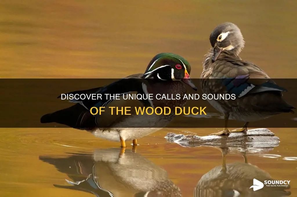 how does a wood duck sound
