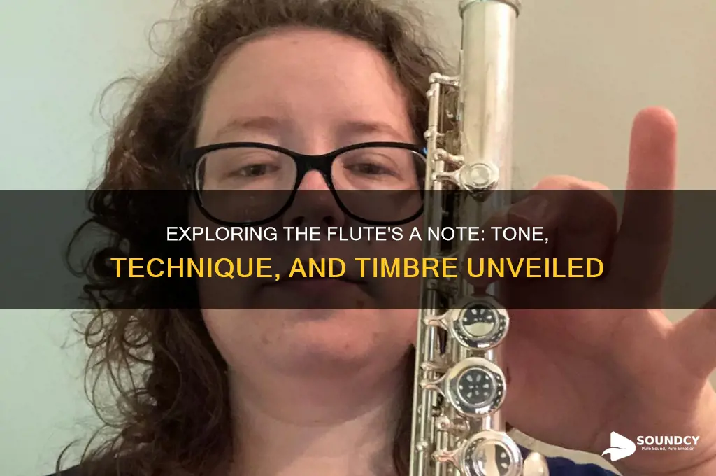 how does an a sound like on a flute