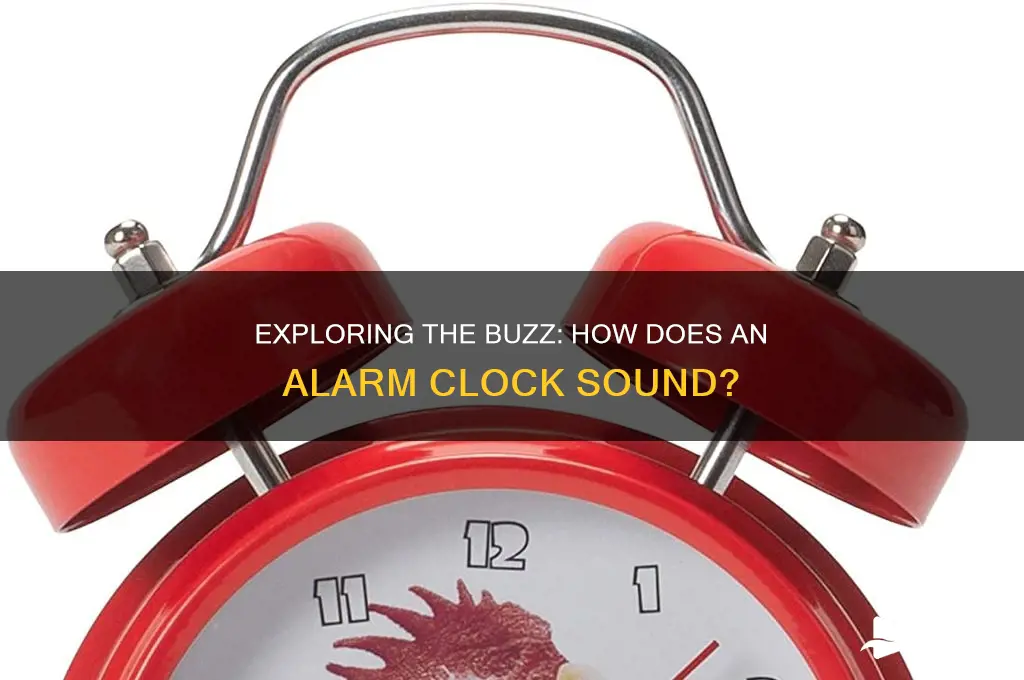 how does an alarm clock sound
