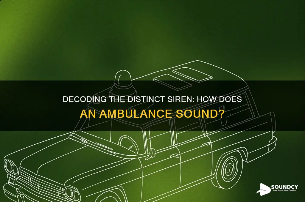 how does an ambulance sound