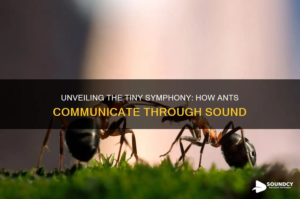 how does an ant sound