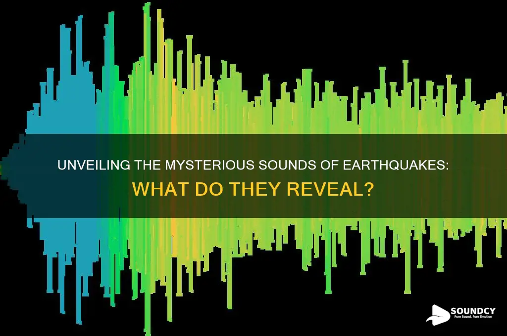how does an earthquake sound