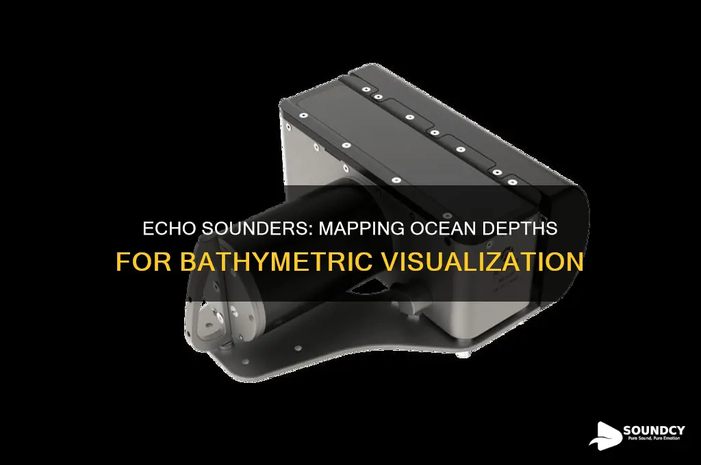 how does an echo sounder create a bathymetric map