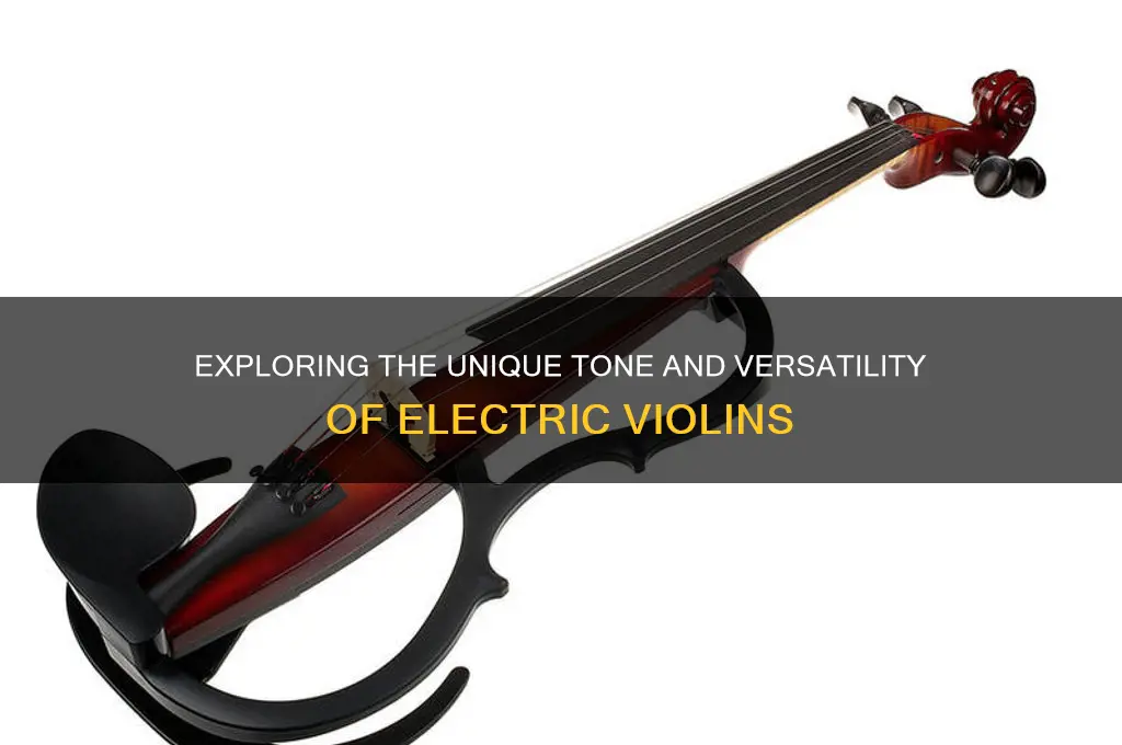 how does an electric violin sound